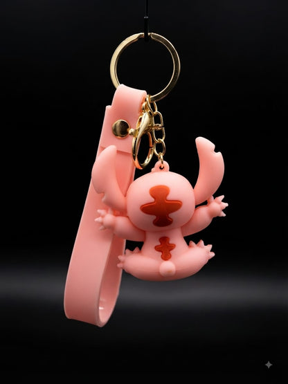 Pink Cute Character Keychain