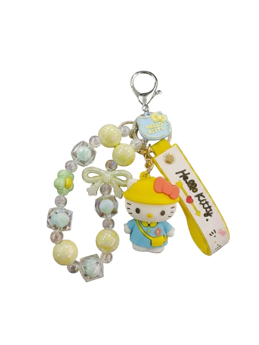 Cute Beaded Cartoon Keychain