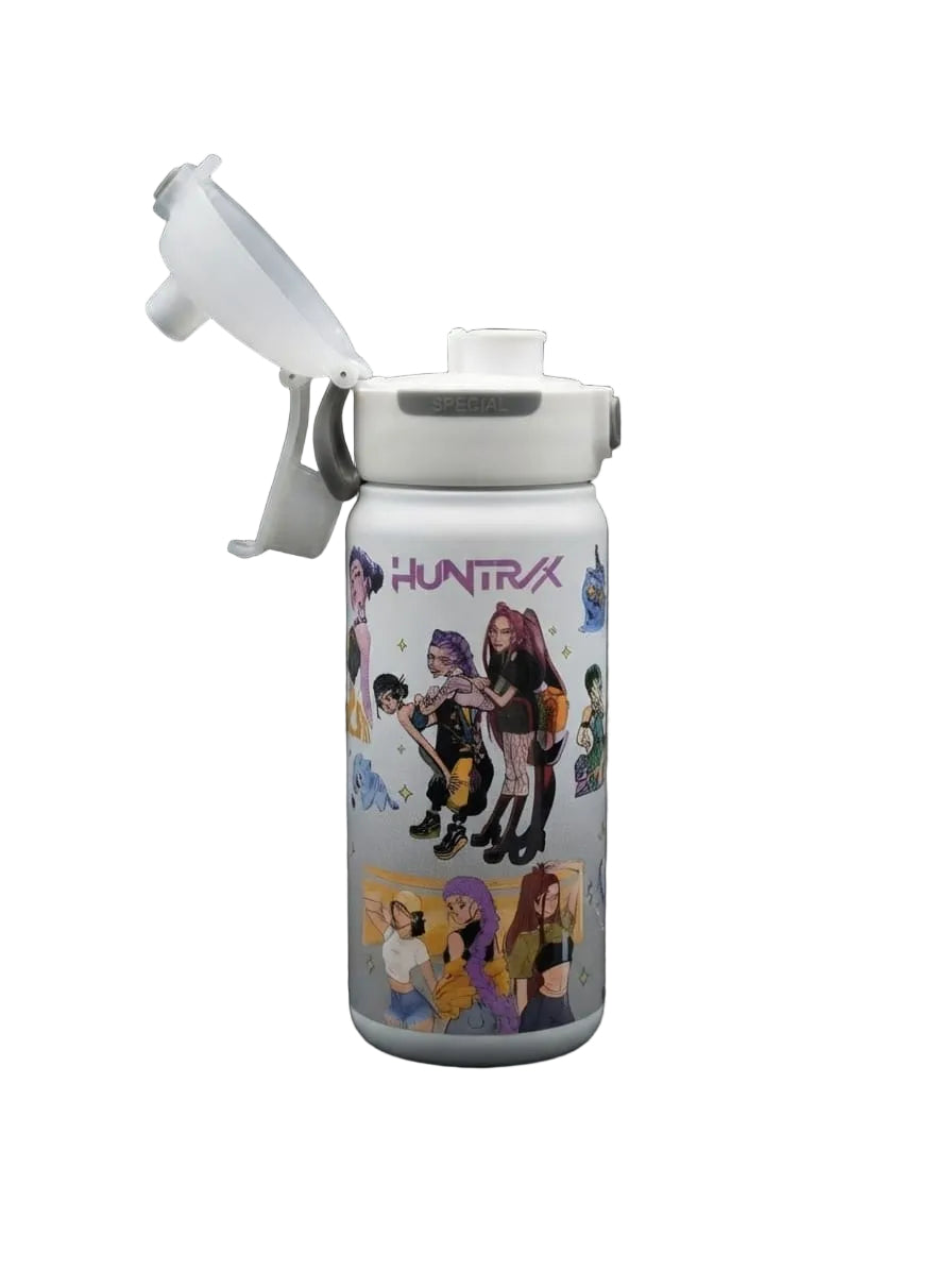 Huntrix Girls Cartoon Water Bottle