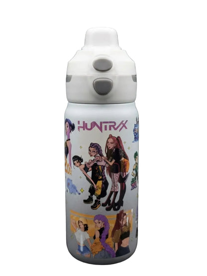 Huntrix Girls Cartoon Water Bottle