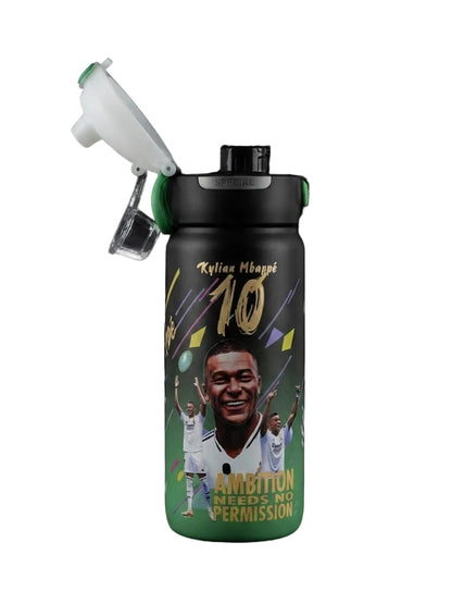 Kylian Mbappé Football Water Bottle