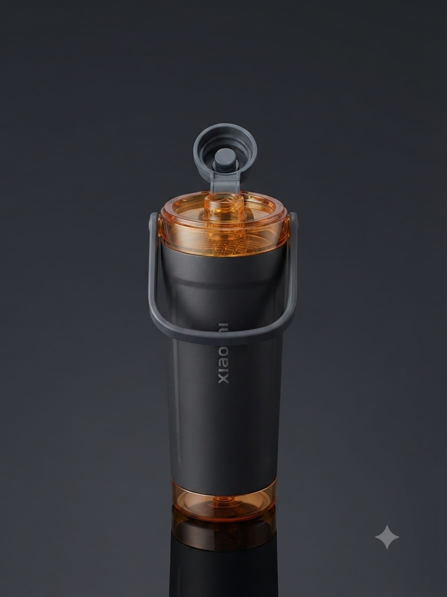 Bigman Black RoseGold Shaker Tumbler