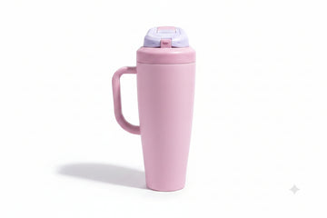 Bigman Pink Flip-Top Tumbler