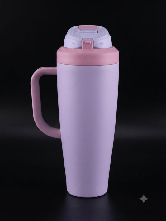 Bigman Pink Flip-Top Tumbler