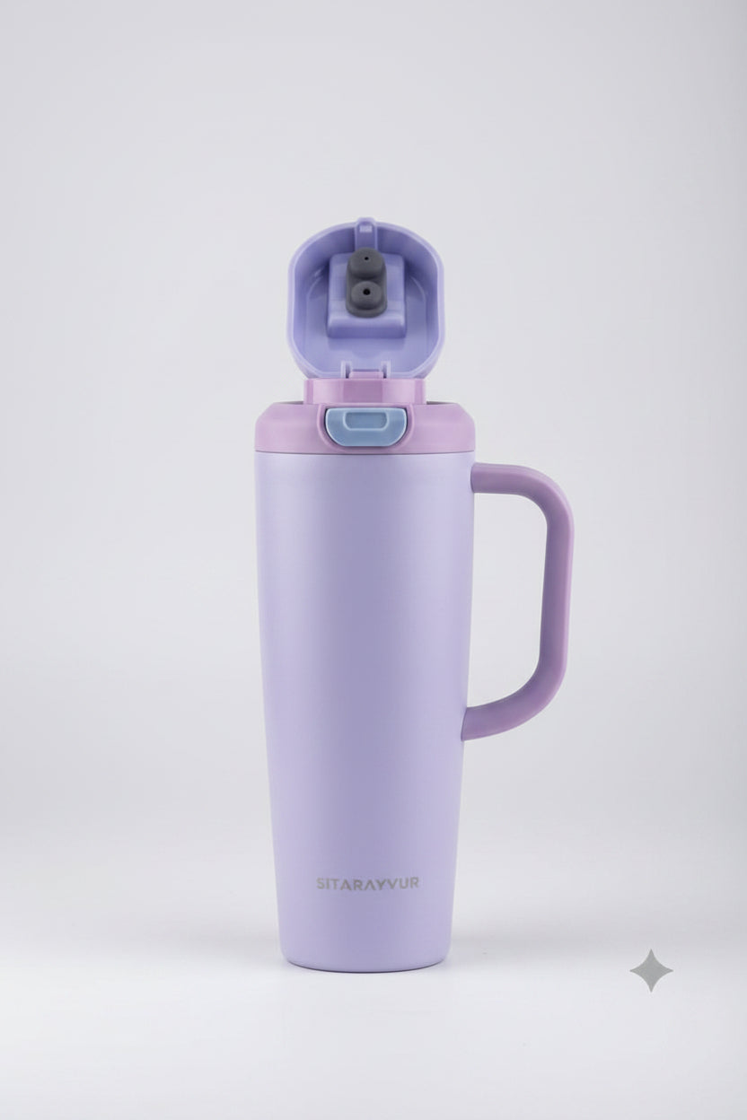 Bigman Pink Flip-Top Tumbler
