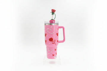 Bigman Rose Heart 40oz Tumbler