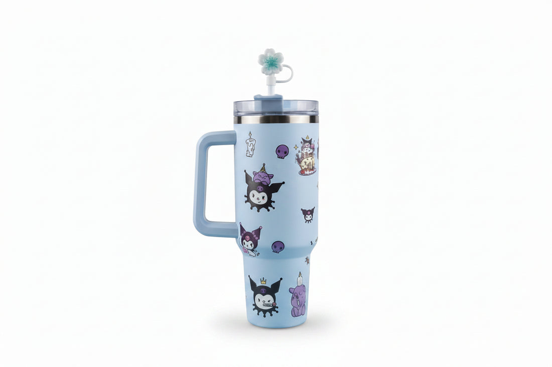 Kuromi Cute Handle Tumbler