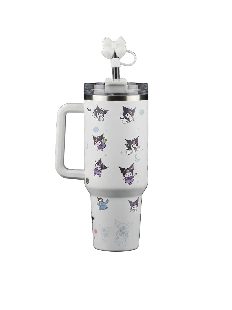 Kuromi Cute Handle Tumbler