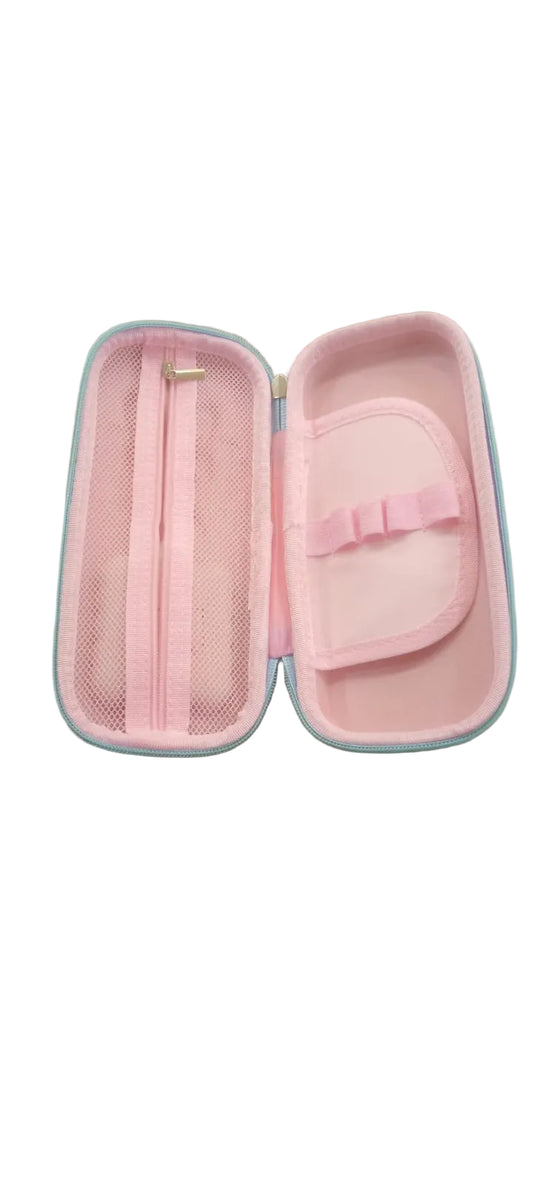 Cute Bunny Pencil Case with Built-in Calculator