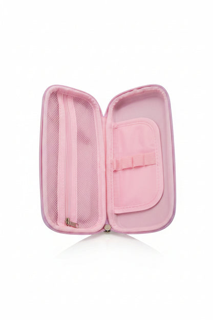Pink Unicorn Pencil Case with Built-in Calculator