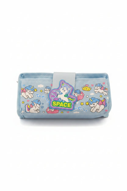 Cute Space Unicorn Folding Pencil Pouch