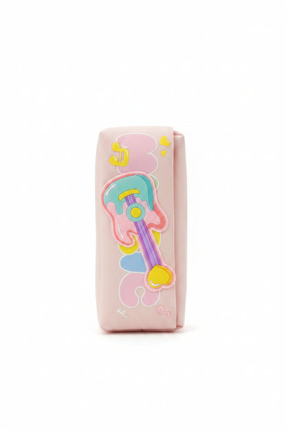 Cute Pastel Music Guitar Pencil Pouch