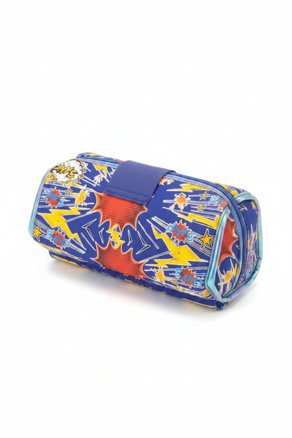 Superhero Comic Lightning Folding Pencil Pouch