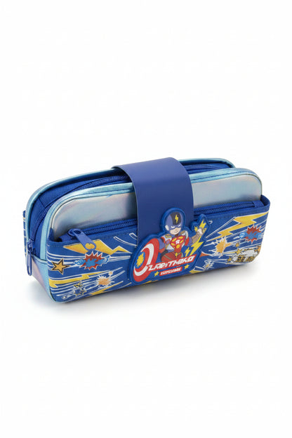 Superhero Comic Lightning Folding Pencil Pouch