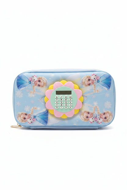 Frozen Princess Pencil Case with Built-in Calculator