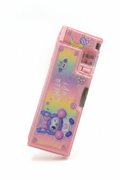 Cute Multi-Function Magnetic Pencil Box with Sharpener
