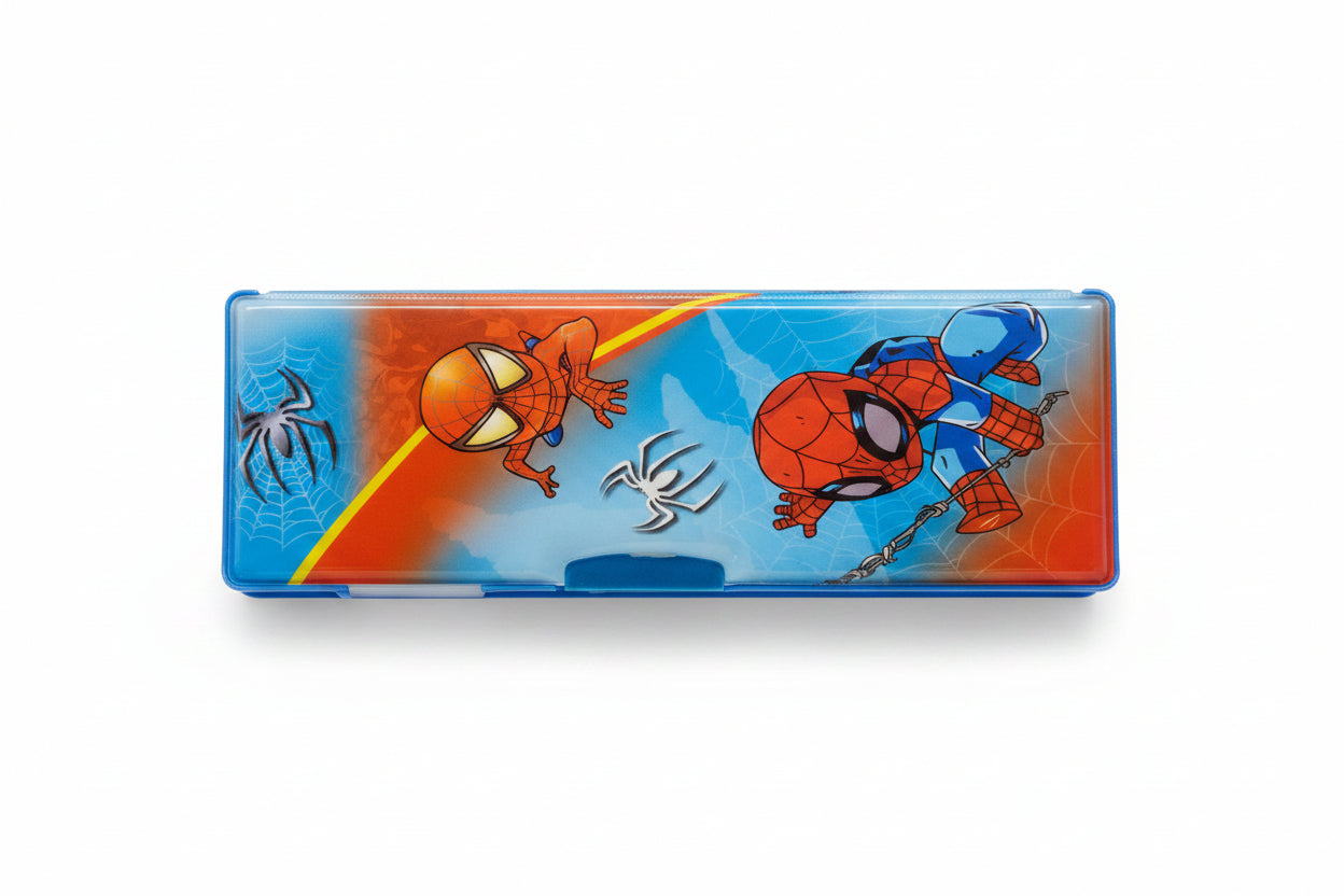Spiderman Multi-Function Magnetic Pencil Box with Sharpener