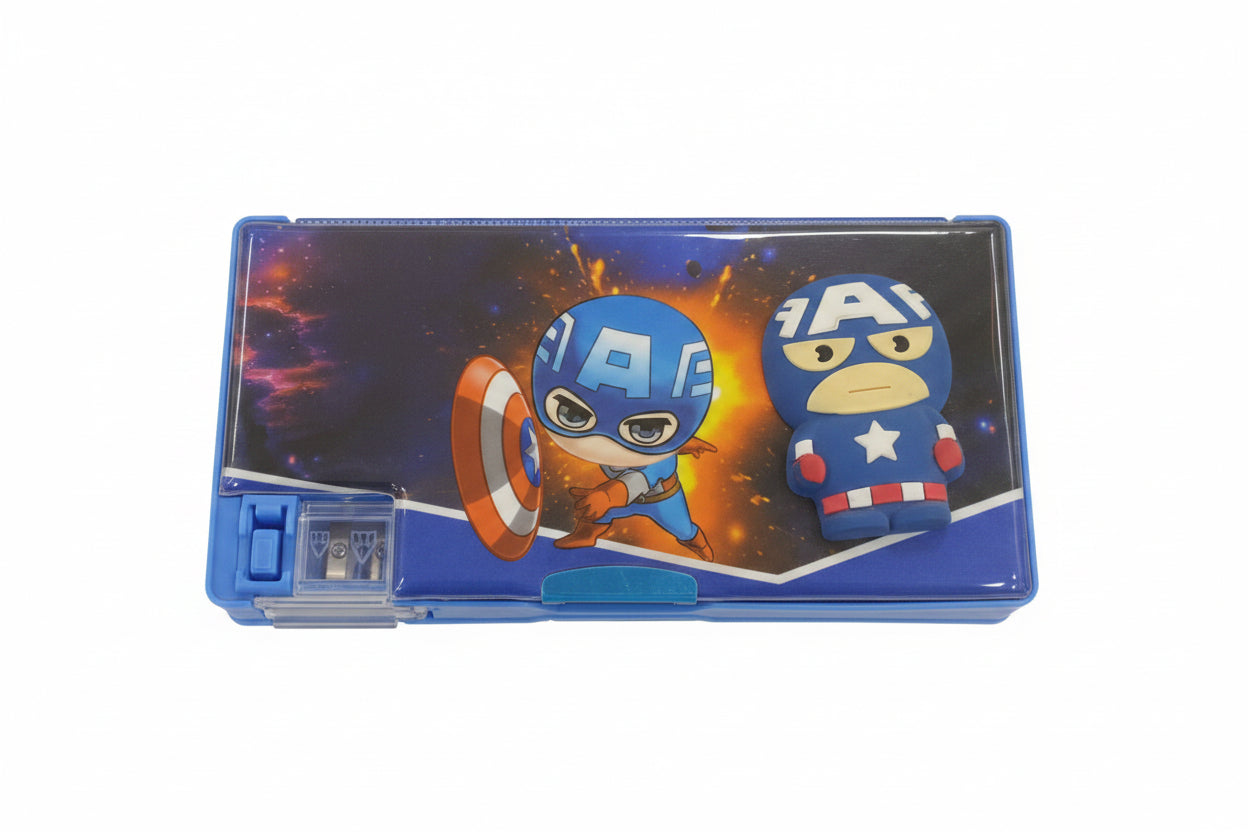 Captain America Magnetic Pencil Box
