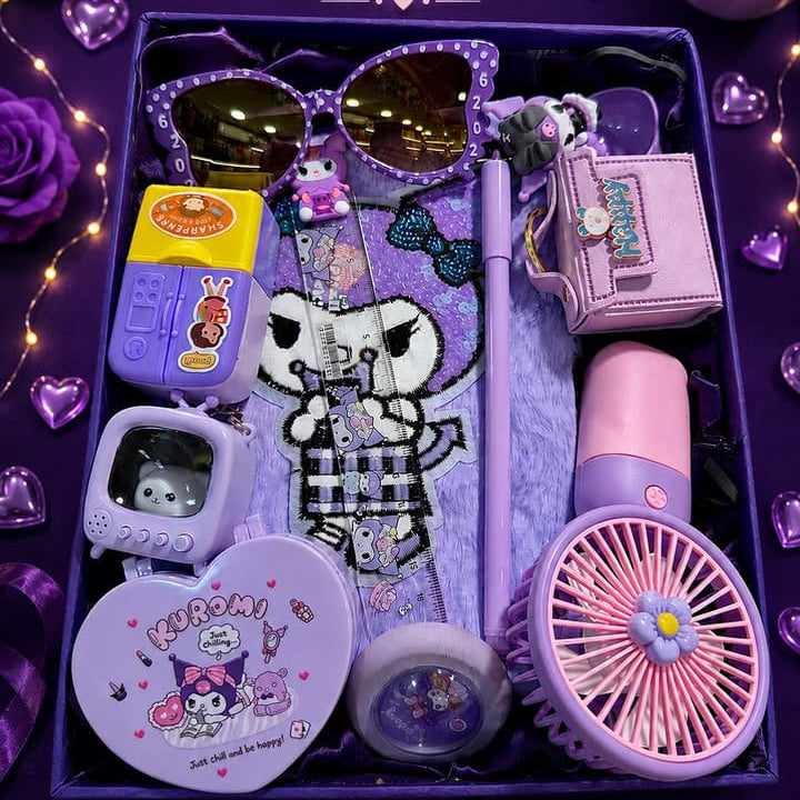 Big Man Kuromi Purple Theme All-In-One Kids Gift Basket & Hamper