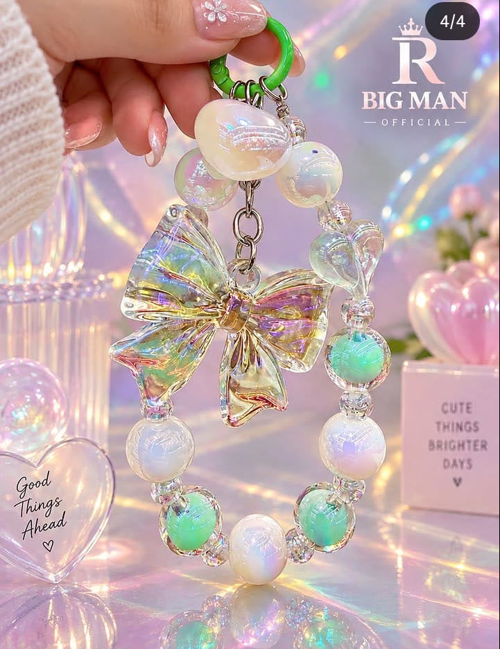 Bigman Butterfly Beaded Keychain