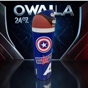 Owala 24oz Captain America Superhero Water Bottle