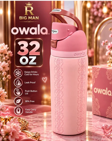 Owala 32oz Insulated Water Bottle – Leak Proof & Easy Carry