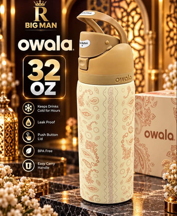 Owala 32oz Insulated Water Bottle – Leak Proof & Easy Carry