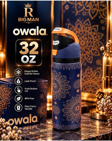 Owala 32oz Insulated Water Bottle – Leak Proof & Easy Carry
