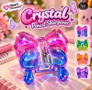 Crystal Butterfly Pencil Sharpener 🦋