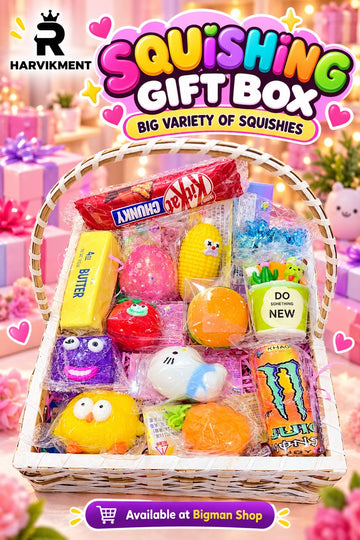 BIGMAN Squishy Gift Basket