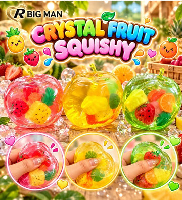 Crystal Fruit Squishy Toy –