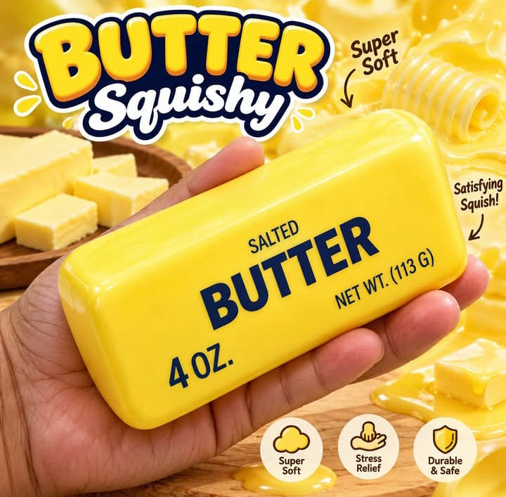Butter Squishy Toy