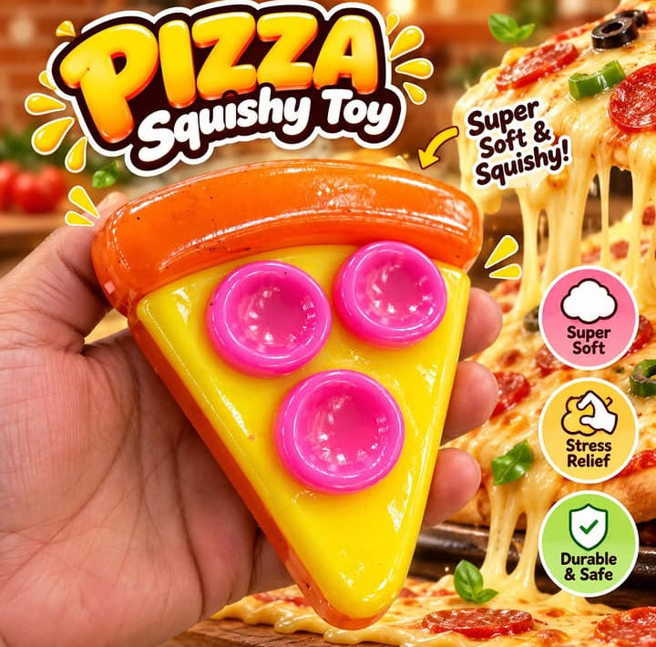 Pizza Slice Squishy Toy