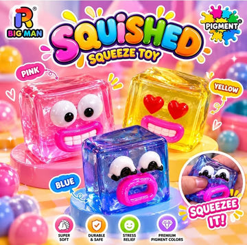 Funny Face Colorful Squishy Stress Relief Toy
