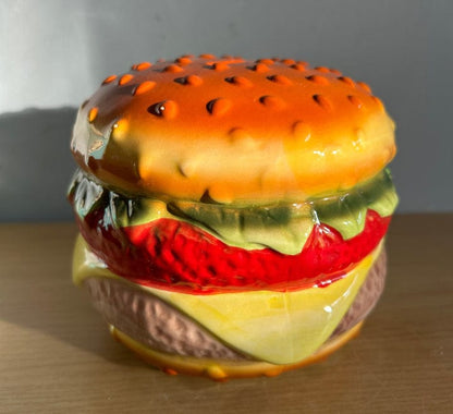 Bigman BurgerVault Money Bank – Creative Burger Shape Coin Saving Box for Kids & Fun Room Décor