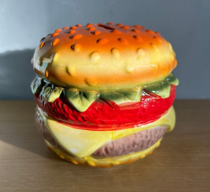 Bigman BurgerVault Money Bank – Creative Burger Shape Coin Saving Box for Kids & Fun Room Décor