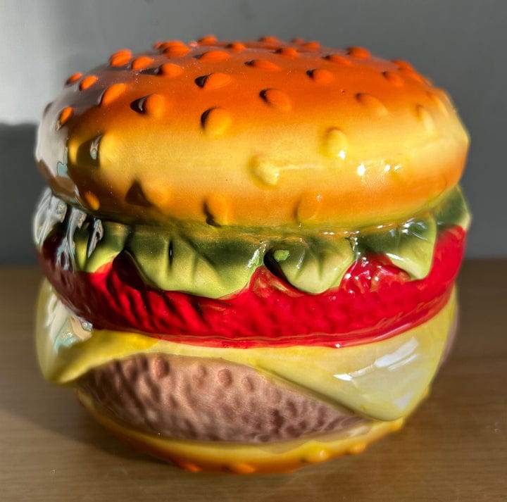 Bigman BurgerVault Money Bank – Creative Burger Shape Coin Saving Box for Kids & Fun Room Décor