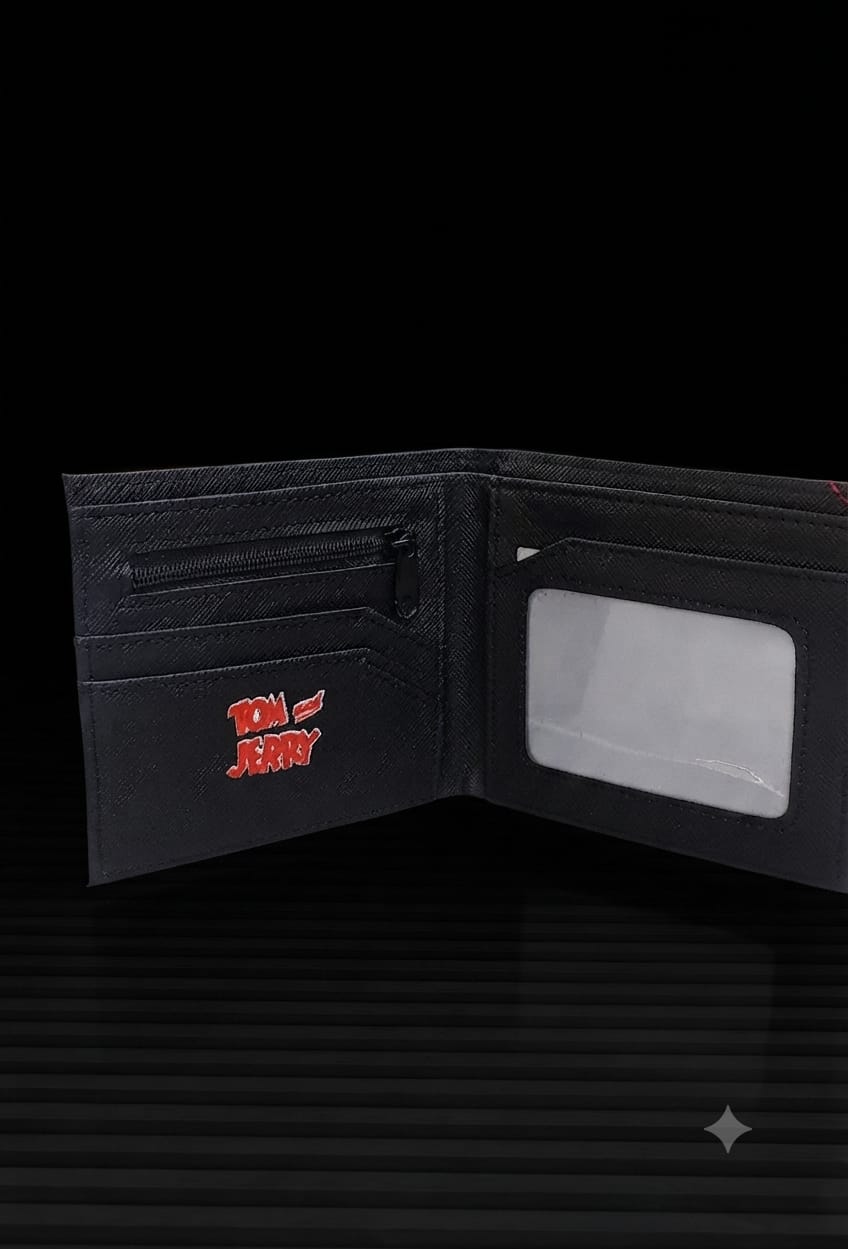 Tom & Jerry Cartoon Bi-Fold Wallet