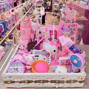Hello Kitty Pink Aesthetic Gift Basket