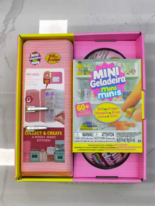 New ZURU Mini Brand Surprise Refrigerator Ball Mysterious Toy Decoration Model