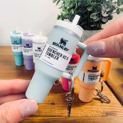 BIGMAN SipStyle Tumbler Keychain – Mini Cup Design, Stylish & Durable, Portable Key Holder for Keys, Bags & Gifts