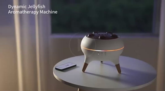 BIGMAN Air Humidifiers 250Ml Jellyfish Aroma Diffuser With Remote Control