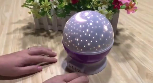 BIGMAN Starry Projector Lamp LED Night Light for Kids Bedroom