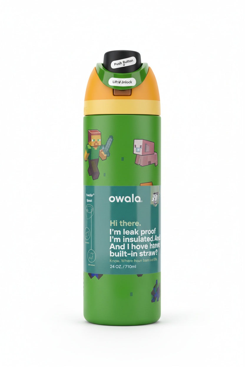 Bigman Owala 24oz Water Bottle